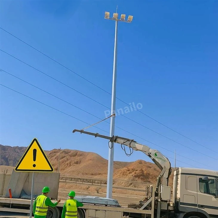 18m High Mast Lighting Pole